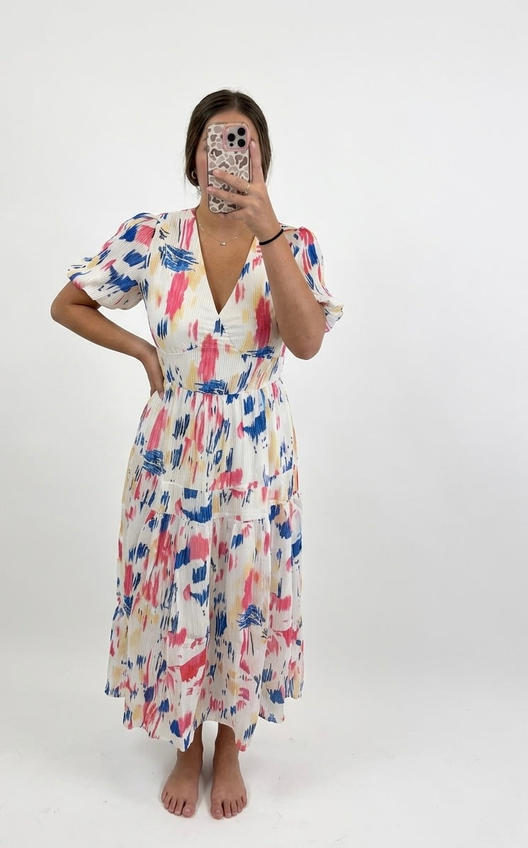 Paint the Town Tiered Maxi