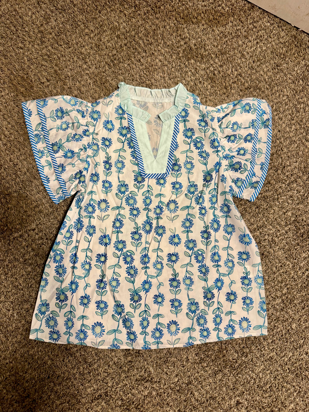 The Southern Charm Flutter Top
