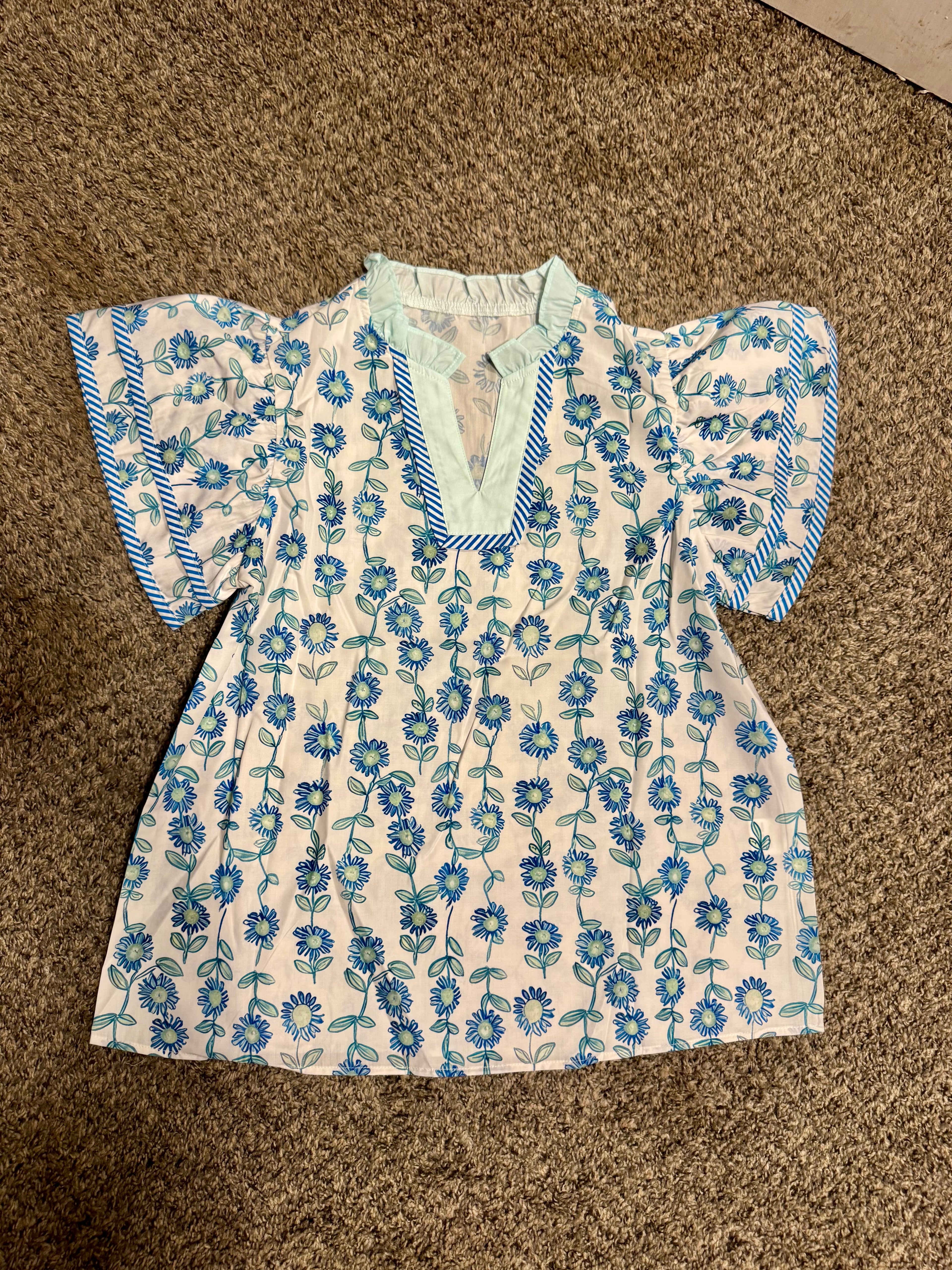 The Southern Charm Flutter Top
