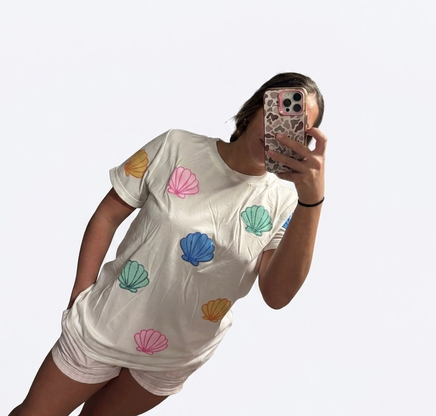 The Coastal Confetti Tee