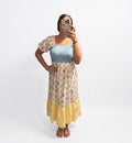 Smocked Floral Maxi