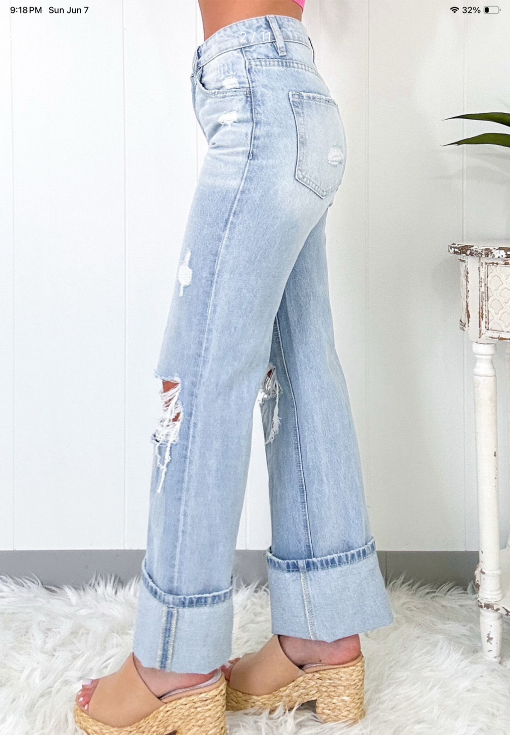 The Saltwater Distressed Jeans