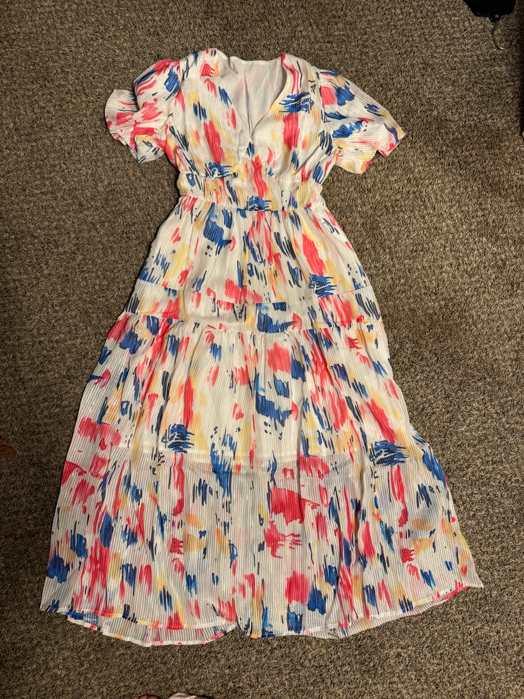 Paint the Town Tiered Maxi